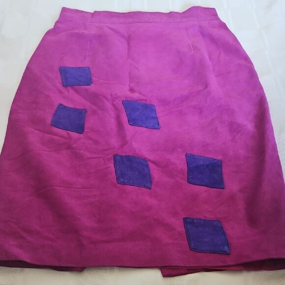 Danier Vintage Pink Pencil Skirt Knee-Length Cocktail - Picture 12 of 16